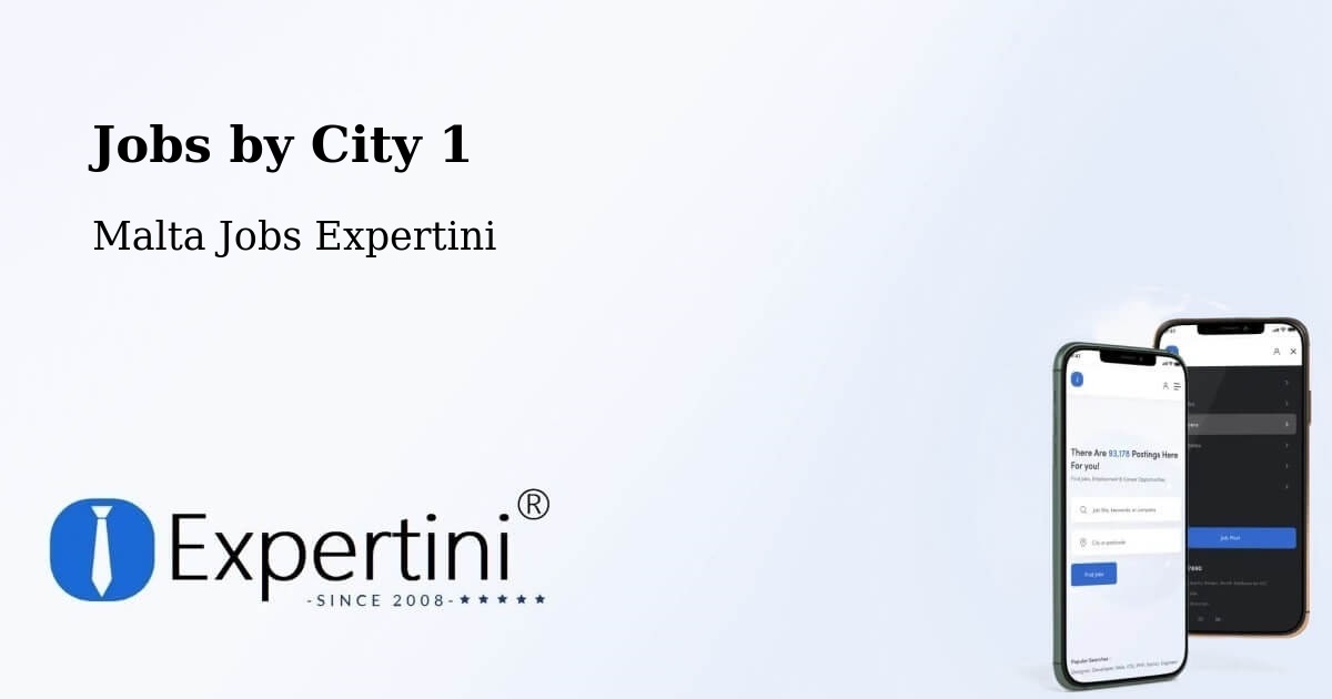 City Jobs in Malta - Expertini