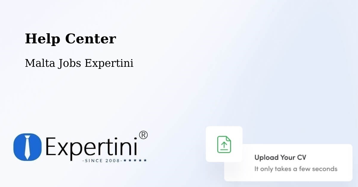 Help Center – Imġarr - Malta Jobs Expertini